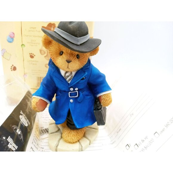 Cherished Teddies Club T James Bear Charter Membear 2001 CT107 Membership Figure - Picture 3 of 16